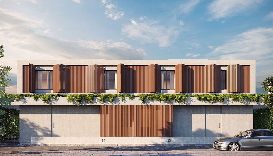 Concepção artística da Fachada